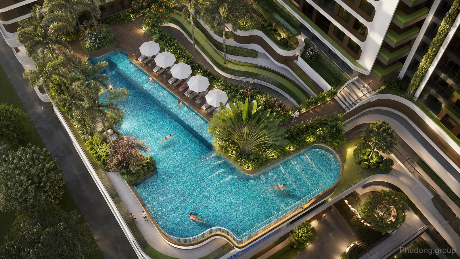Phú Đông Skylight – hồ bơi và tiện ích